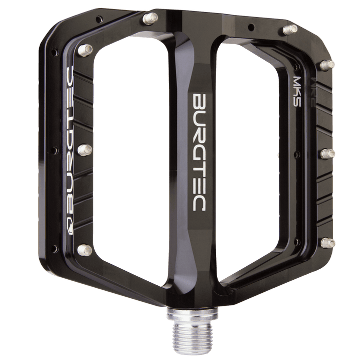 Burgtec Penthouse Mk5 Flat Pedals in Black Mountain Bike MTB Kustom Bikes