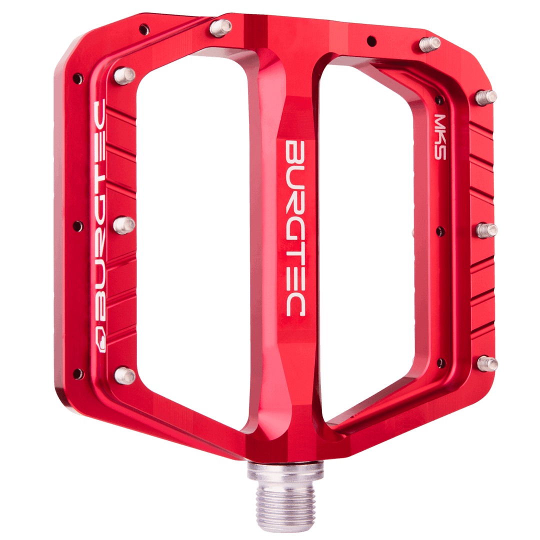 Burgtec Penthouse Mk5 Flat Pedals in Black Mountain Bike MTB Kustom Bikes