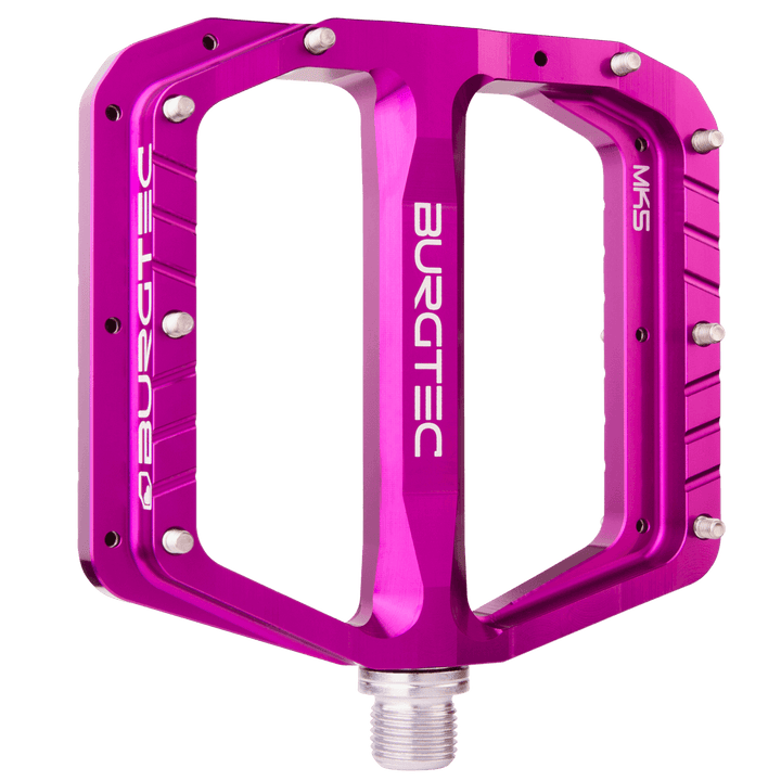 Burgtec Penthouse Mk5 Flat Pedals in Black Mountain Bike MTB Burgtec