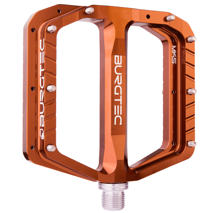 Burgtec Penthouse Mk5 Flat Pedals in Black Mountain Bike MTB Burgtec