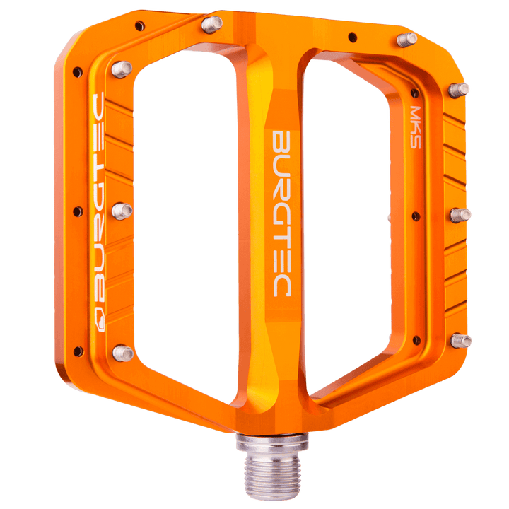 Burgtec Penthouse Mk5 Flat Pedals in Black Mountain Bike MTB Kustom Bikes