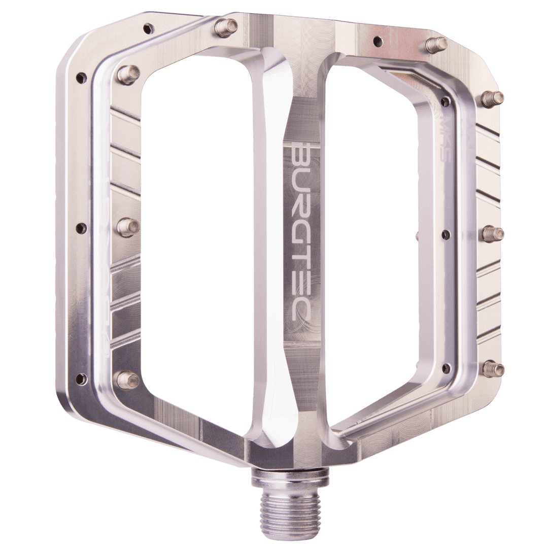 Burgtec Penthouse Mk5 Flat Pedals in Black Mountain Bike MTB Kustom Bikes
