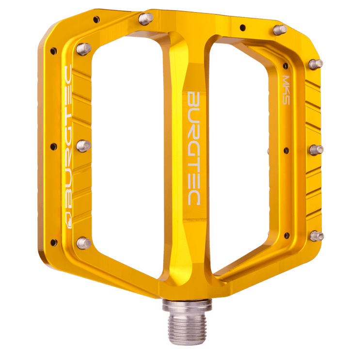 Burgtec Penthouse Mk5 Flat Pedals in Black Mountain Bike MTB Kustom Bikes