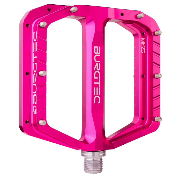 Burgtec Penthouse Mk5 Flat Pedals in Black Mountain Bike MTB Kustom Bikes