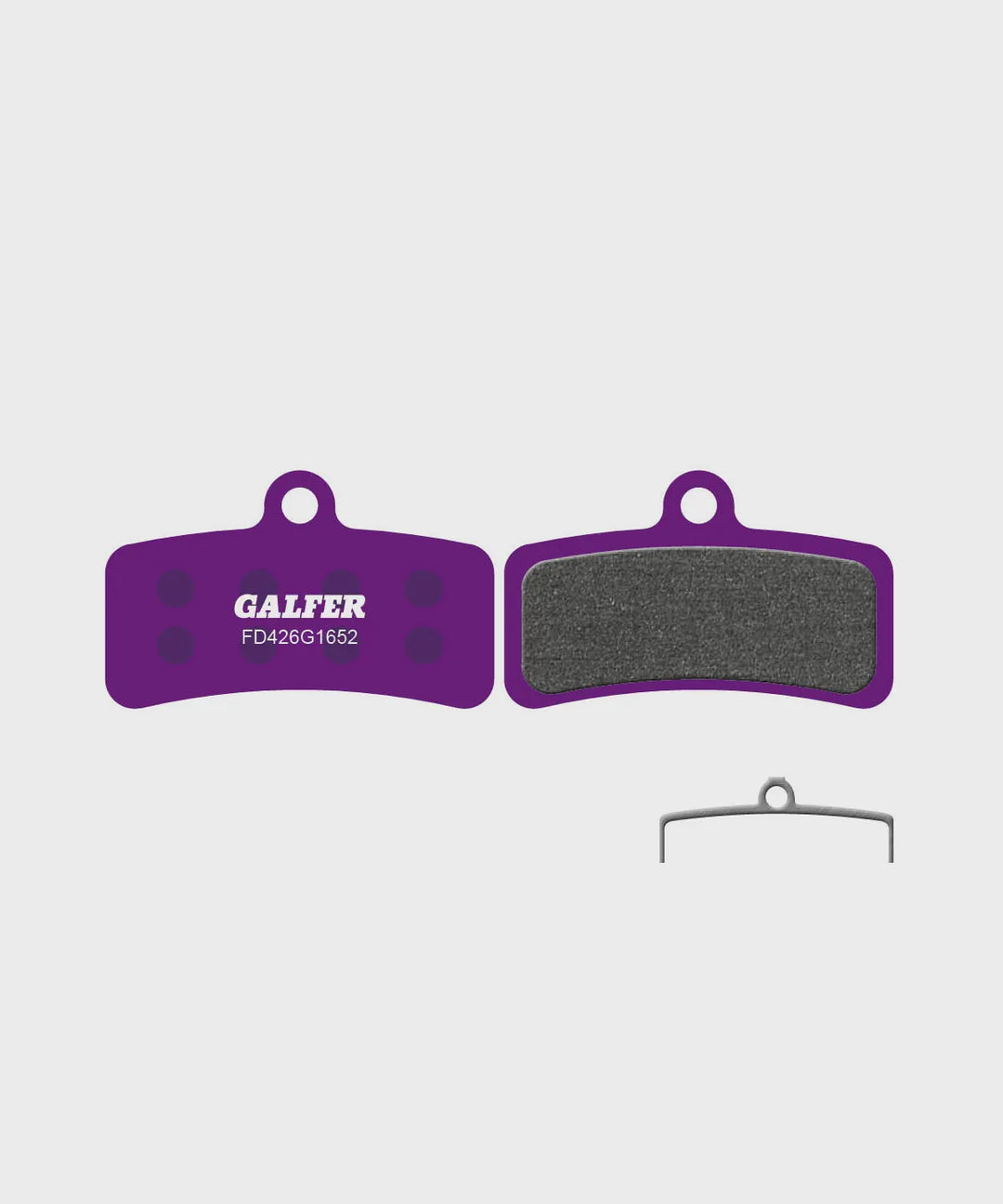 Galfer Disc Brake Pads Shimano 4 Pot - Purple E-Bike Compound Galfer