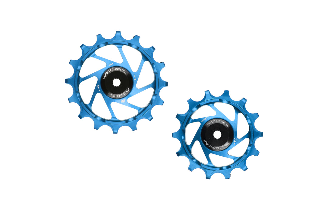 Hope 16/14T Jockey Wheels Pair - Sram T-Type Hope