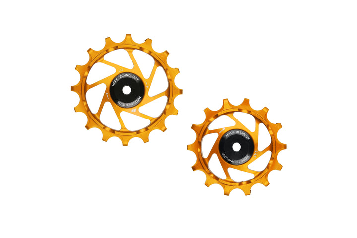Hope 16/14T Jockey Wheels Pair - Sram T-Type Hope