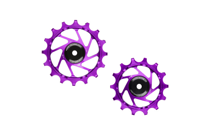 Hope 16/14T Jockey Wheels Pair - Sram T-Type Hope