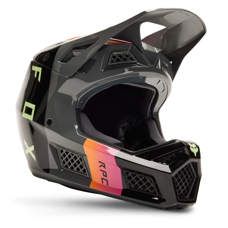 Fox Rampage Pro Carbon MIPS Reez Helmet in Pewter-2