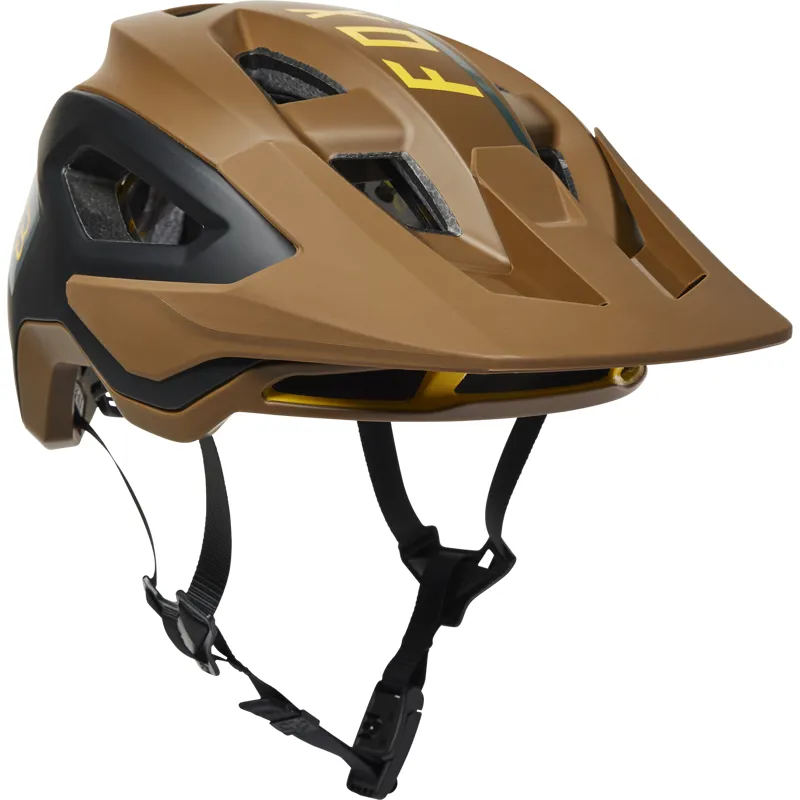 Fox Racing Speedframe Pro Blocked Helmet in Nutmeg