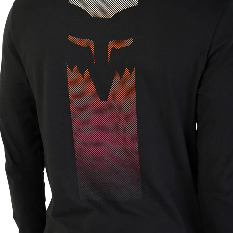 Fox Flora Long Sleeve Premium T-Shirt in Black-1