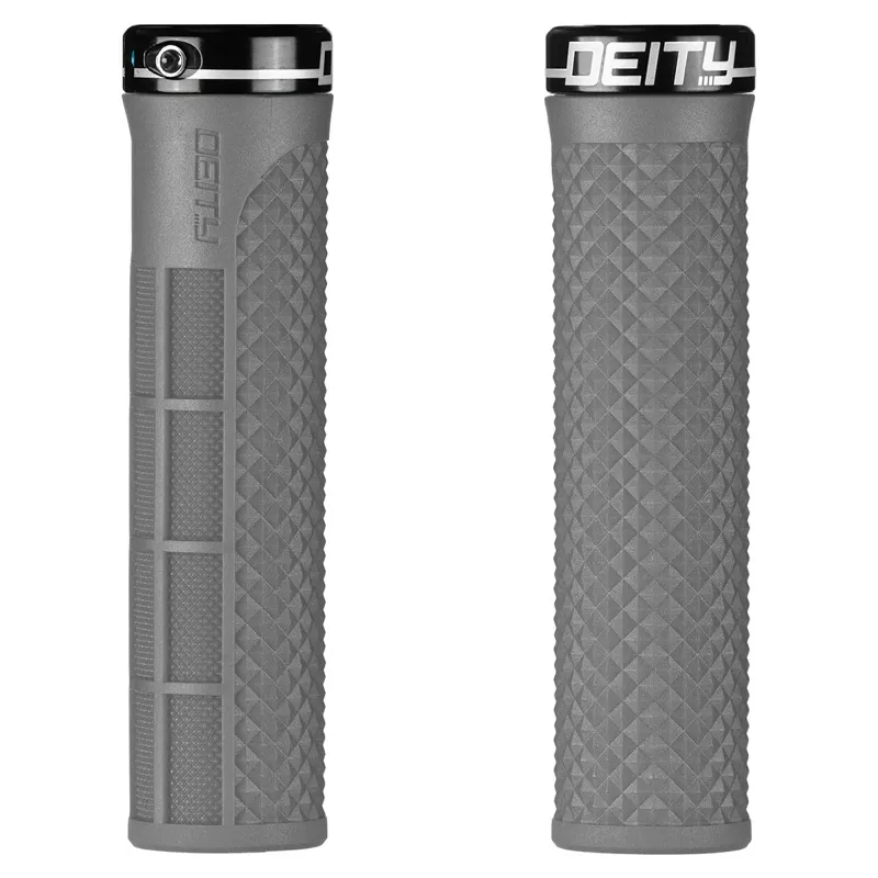 Deity Lockjaw Grips in Grey