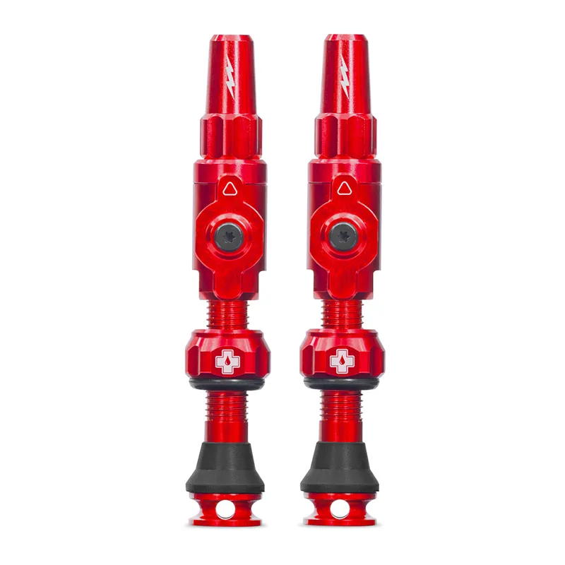 Muc-Off Tubeless Valves Big Bore Lite Medium in Red