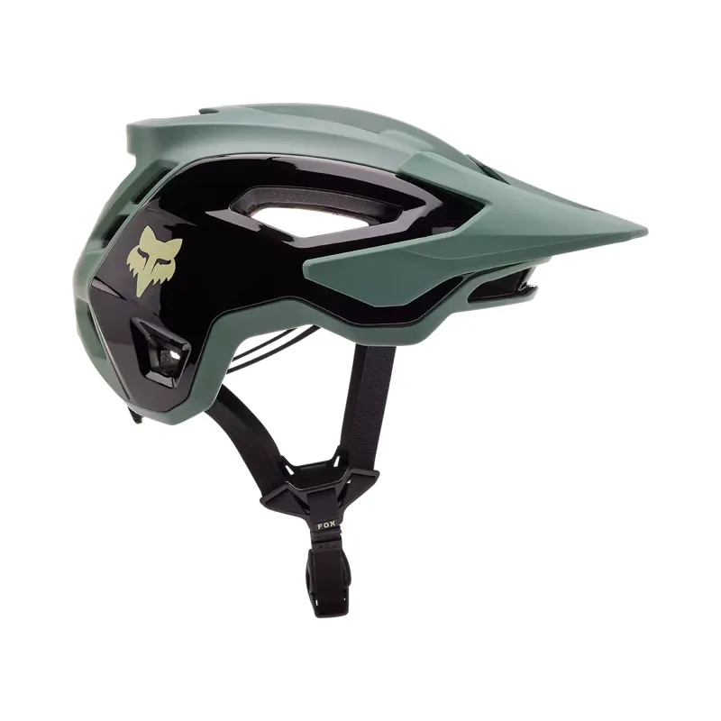 Fox Speedframe Pro Blocked Helmet in Hunter Green
