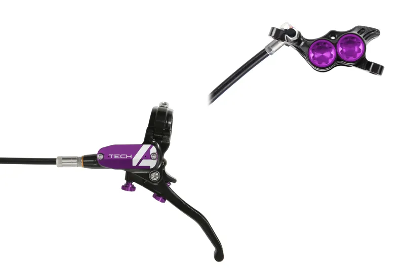 Hope Tech 4 E4 Disc Brake Standard Hose Black/Purple