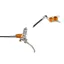 Hope Tech 4 E4 Disc Brake Standard Hose Silver/Orange