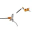 Hope Tech 4 V4 Disc Brake Standard Hose Silver/Orange