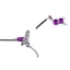 Hope Tech 4 V4 Disc Brake Standard Hose Silver/Purple