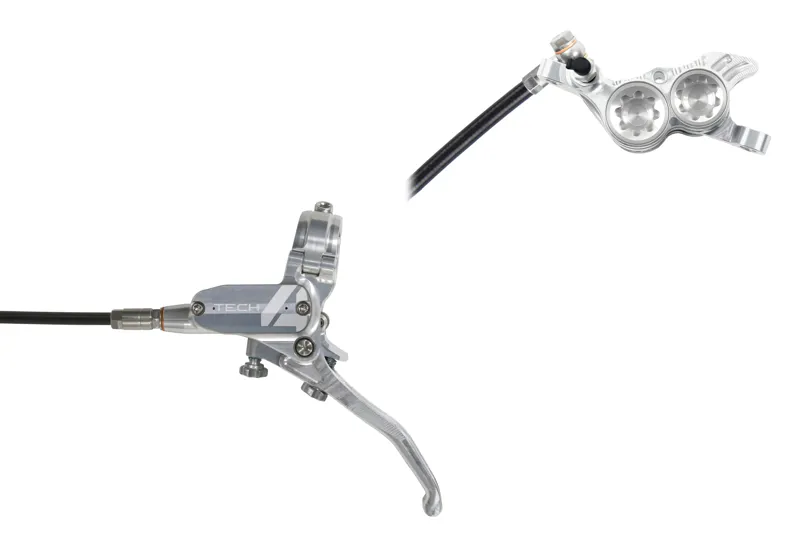 Hope Tech 4 V4 Disc Brake Standard Hose Silver/Silver