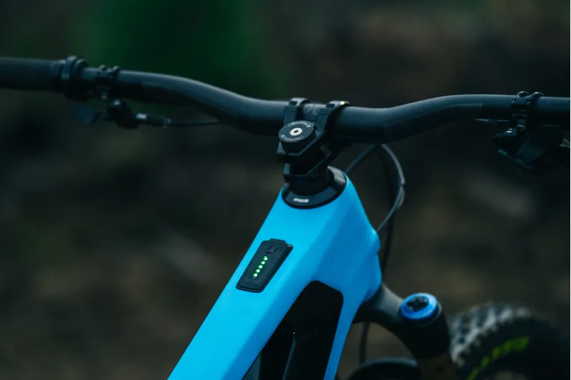 Transition Relay Carbon GX AXS Electric Mountain Bike in Tr Blue-2